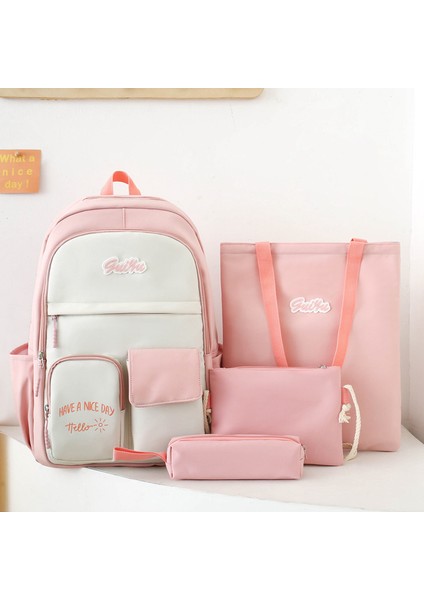 Dört Parçadan Oluşan Çocuk Hafif Naylon Sırt Çantası Seti (Yurt Dışından) fırsatları