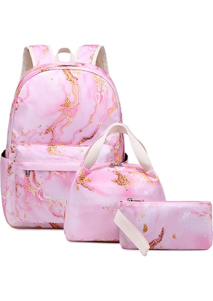 Üç Parçalı Renkli Sırt Çantası Seti (Yurt Dışından)