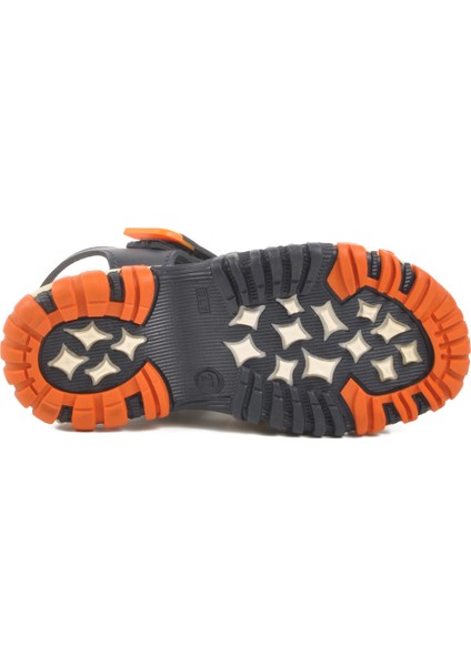 Lacivert Turuncu Cırtlı Erkek Çocuk Spor Sandalet 173101 P indirimleri