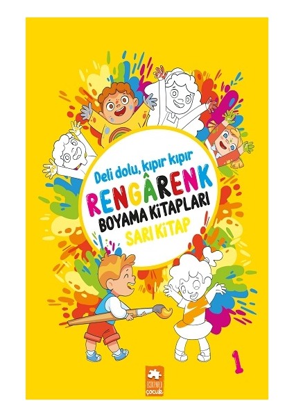 Rengarenk Boyama Kitapları - Sarı Kitap