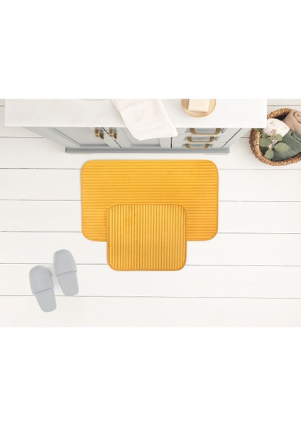 Mathılda Banyo Paspası - Hardal - 50x80 Cm