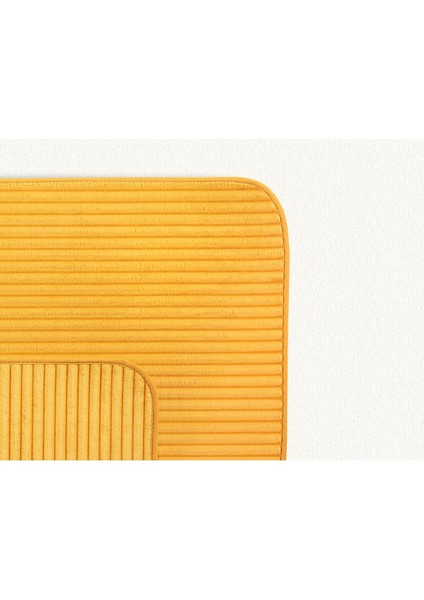 Mathılda Banyo Paspası - Hardal - 50x80 Cm