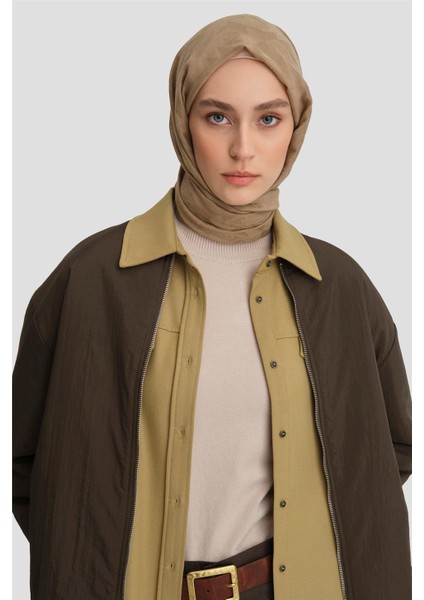 Yaka Ribanalı Bomber Mont 24KD7522 Haki
