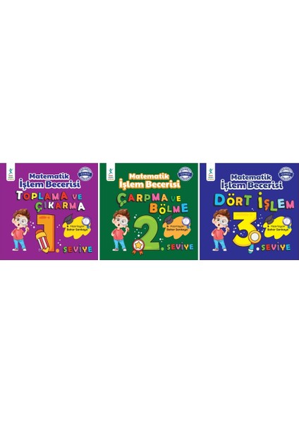 Matematik Işlem Becerisi Seti (3 Kitap)