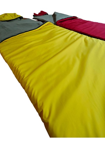 Çift Kişilik 2'li Birleşip Ayrılabilir Takım Uyku Tulumu (-25) Mikro Su Itici Kamp (2.15×1.50) indirimleri