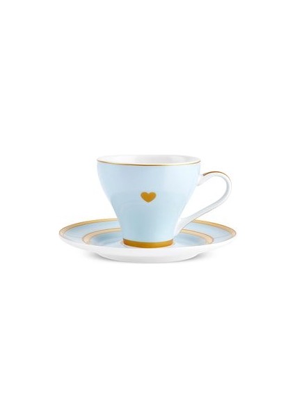 Talya Kahve Fincanı Ve Tabağı 90 ml Mavi