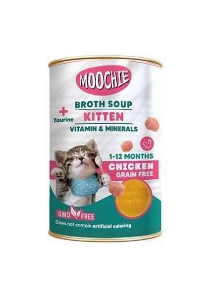 Moochie Et Suyu Içerisinde Tavuklu Çorba Yavru Kedi Ödülü 135 ml