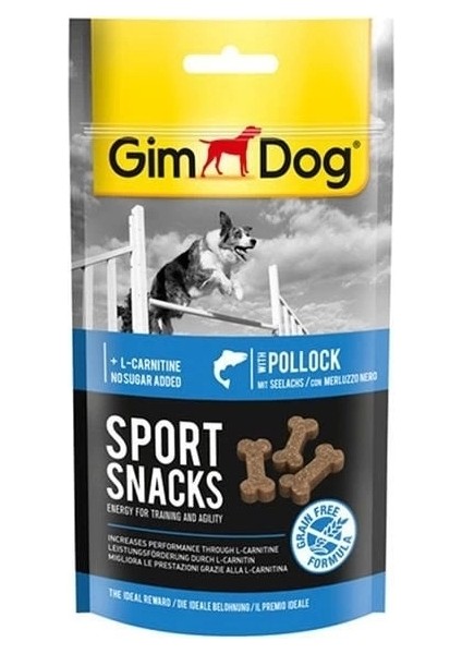 Gimdog Sportsnacks Balıklı Köpek Ödül Maması Tablet 60 gr