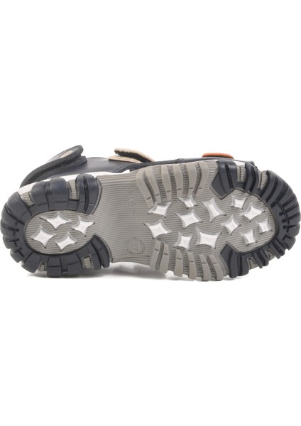 Lacivert Turuncu Cırtlı Erkek Çocuk Spor Sandalet 173110 P indirimleri