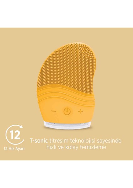 PSC03 Sonic Titreşimli Yüz Temizleme Cihazı - Turuncu modelleri
