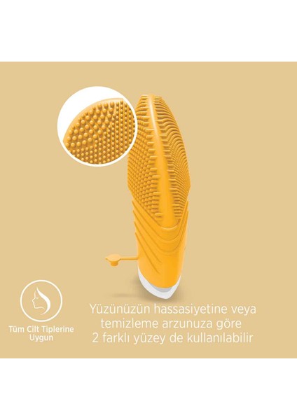 PSC03 Sonic Titreşimli Yüz Temizleme Cihazı - Turuncu fırsatları