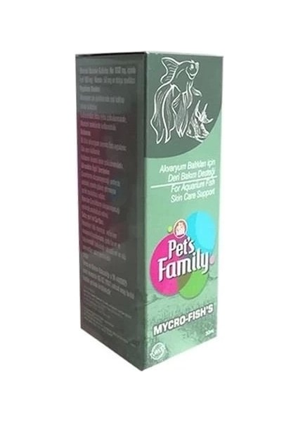 Pets Family Mycro Fishs Akvaryum Balıkları Deri Bakım Losyonu 50 ml
