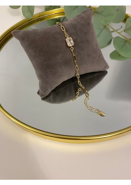 Xuping Xp 14K Altın Renk Kaplama Hediyelik Suya Dayanıklı Kadın Bileklik 17 cm 19 cm Ayarlanabilir
