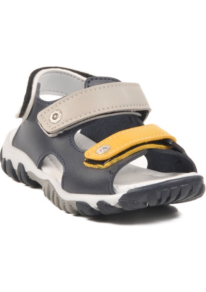 Lacivert Gri Cırtlı Erkek Çocuk Spor Sandalet 173110 P modelleri