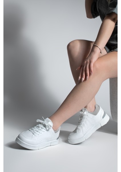 Kadın Sneaker Bağcıklı Spor Ayakkabı Tefze