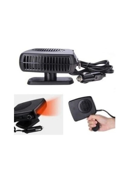 Oto Isıtıcı-Soğutucu Fan Cam Buğu Çözücü Fan Araç Içi Isıtıcı-Soğutucu Fan 12V Çakmaklık Girişli indirimleri