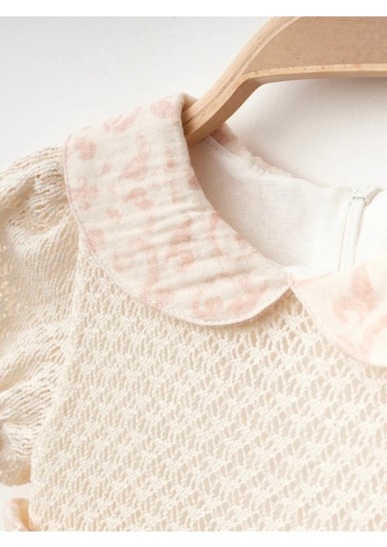 Kız Bebek Etnik Baskılı Müslin Elbise fırsatları