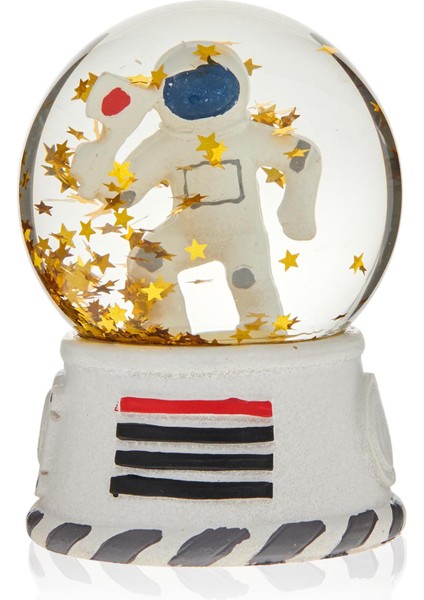 Dekoratif Astronot Kar Küresi -8X8X9,5 cm