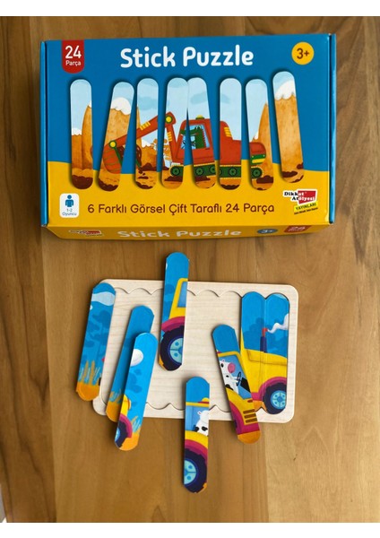 Stick Puzzle Çubuklu Çift Taraflı Yapboz