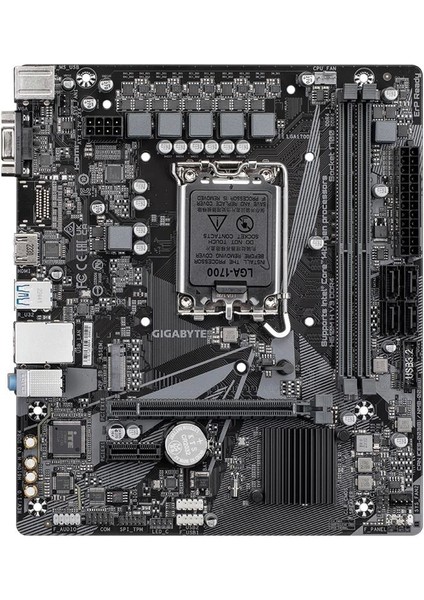 Gıgabyte H610M-H-V3 Ddr4 3200MHZ 1xvga 1xhdmı 1xm.2 USB 3.2 Matx 1700P (12. / 13. ve 14. Nesil Işlemci Uyumlu) fiyatları