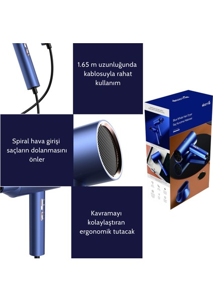 DEM-CF15W Saç Kurutma ve Fön Makinesi