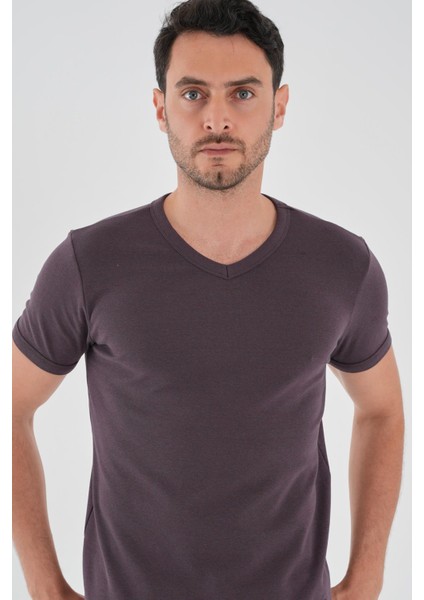 Alexandergardı V Yaka Kısa Kollu Erkek T-Shirt modelleri