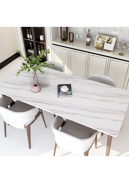 Açık Mermer Desenli Yapışkanlı Kaplama Kağıdı Büyük Boy 5 Metre - BKS9134-2822
