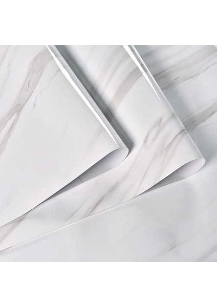 Açık Mermer Desenli Yapışkanlı Kaplama Kağıdı Büyük Boy 5 Metre - BKS9134-2822