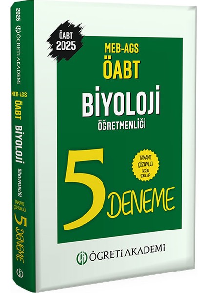 2023 KPSS ÖABT Biyoloji 5 Deneme