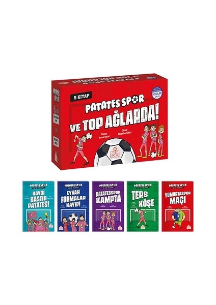 Patatesspor ve Top Ağlarda (5 Kitap+Soru Kitapçığı)