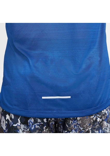 Dri-Fit Miler Running Tank Erkek Mavi Spor Atlet