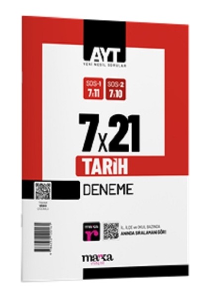 2025 Ayt Tarih 7 Deneme Tamamı Video Çözümlü