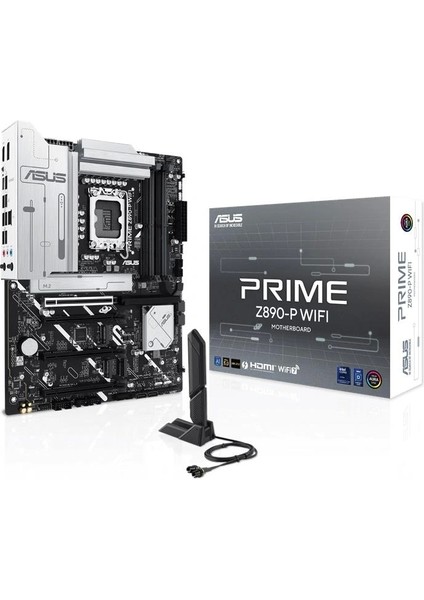 Asus Prıme Z890-P Wıfı Ddr5 8666MT/S 1xhdmı 1xdp 1xusb Type-C 4xm.2 Atx 1851P (Intel Ultra Processors Serıes 2)
