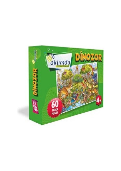 60 Parça Puzzle - Dinozor