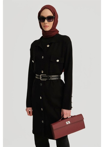 Hırka 24KD4210 Siyah