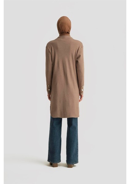 Hırka 24KD4210 Vizon