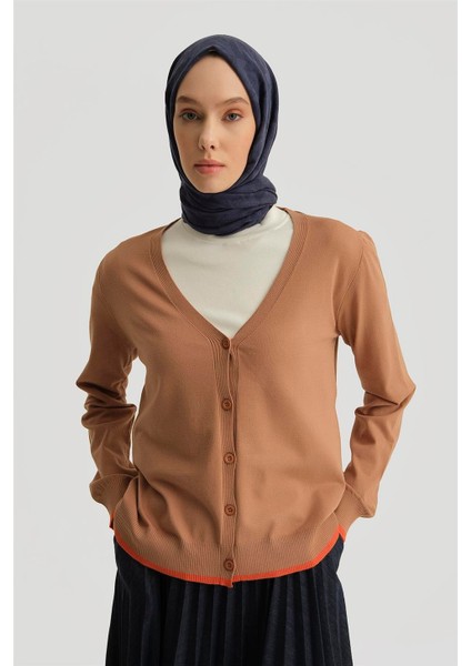 Hırka 24KD2402 Karamel