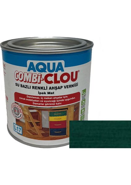Su Bazlı Vernikler 375MLL17 Nr:03 Yeşil Su Bazlı Renkli A.verniği 375ML