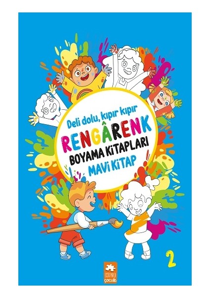 Rengarenk Boyama Kitapları - Mavi Kitap