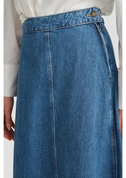 Denim Etek 24Kd3407 İndigo