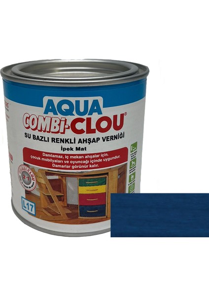 Su Bazlı Vernikler 375MLL17 Nr:04 Mavi Su Bazlı Renkli A.verniği 375ML