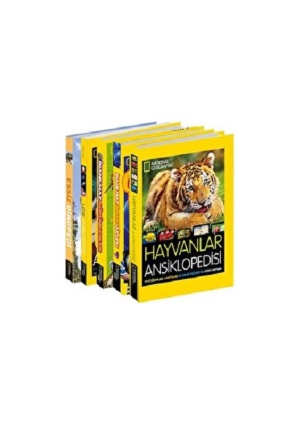 National Geographic Kids Dev Ansiklopedi Seti 5 Kitap