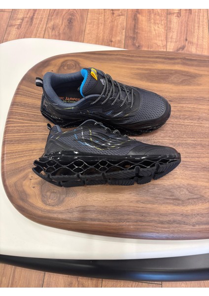 Mc Jamper Siyah Fileli Triko Erkek Ayakkabı Sneakers - Erkek Spor Ayakkabı