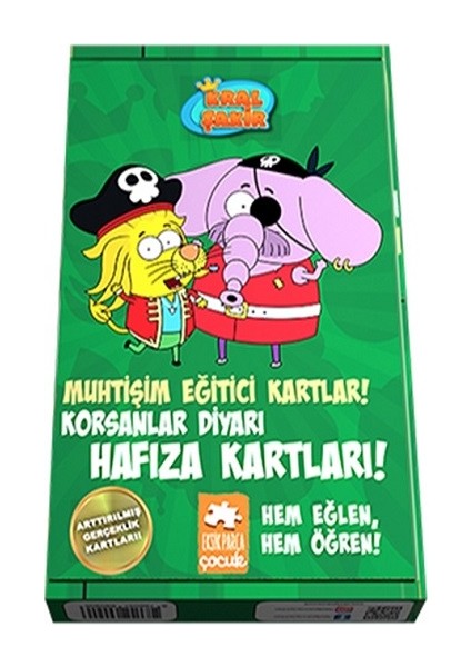 Muhtişim Eğitici Kartlar! - Korsanlar Diyarı Hafıza Kartları!