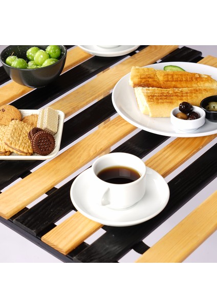 Ahşap Kamp Masası, Katlanabilir, Çantalı, Bahçe Balkon Plaj Piknik Masası 60X60 cm fırsatları