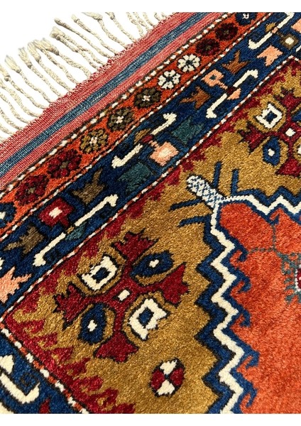El Dokuma Antika 97X120 Dazkırı Halısı Koleksiyonluk Kök Boya fiyatları