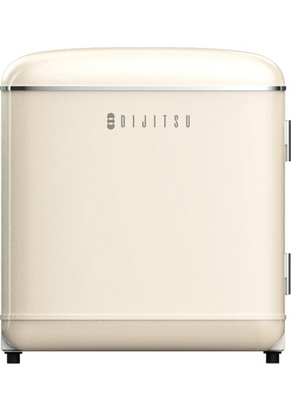 DB80RBE Retro Bej Mini Buzdolabı