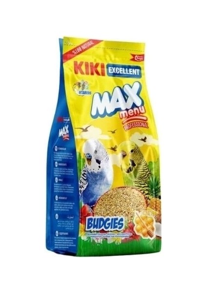 Kiki Excellent Max Menu Ballı Muhabbet Kuşu Yemi 500 gr