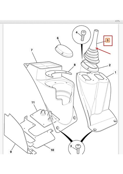331/25685/Y - Ön Levye Körüğü Y.m. ( Jcb ) fiyatları