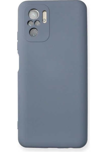 Xiaomi Redmi Note 10 Kılıf Nano Içi Kadife Silikon - Gri Yktsn